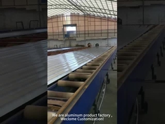 لون الذهب الوردي والأسود الألومنيوم المعاصر السور من الألومنيوم سمك المنتج 20 مم