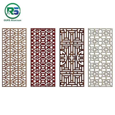 Interior Facades Decorative Aluminum Window Grilles OEM Laser Cut