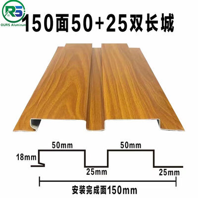 External Commercial Aluminum Art Deco Metal Panels Screen Blue Sky Metal Wall Tiles