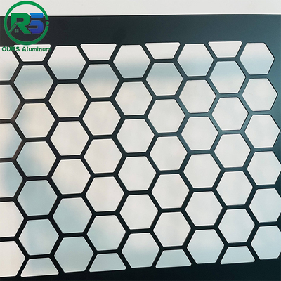 External Commercial Aluminum Art Deco Metal Panels Screen Blue Sky Metal Wall Tiles