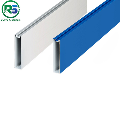 Environmental Friendly Linear Suspended Metal Ceiling 0.6mm White Aluminum Ceiling