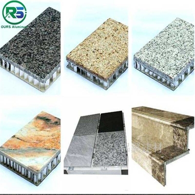 PVDF Stone Pattern Aluminum Honeycomb Panel Environmentally Friendly