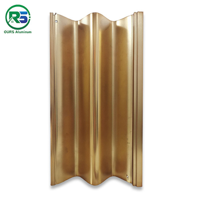 Customized Exterior Aluminum Wall Board PVDF Spray Painted Weather Resistance Metallic Wall Panels