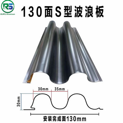 External Commercial Aluminum Art Deco Metal Panels Screen Blue Sky Metal Wall Tiles