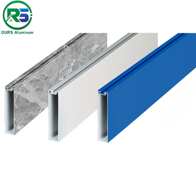 Environmental Friendly Linear Suspended Metal Ceiling 0.6mm White Aluminum Ceiling